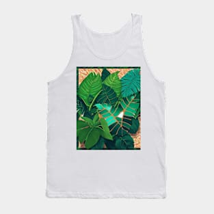 Tropical Leaves Tank Top